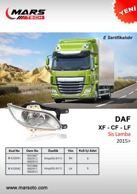 Daf XF-CF-LF 2015 Sis Lamba Daf XF-CF-LF 2015 Sis Lamba