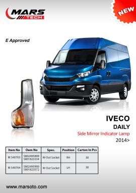 Iveco Daily Side Mirror Indicator Lamp 2014