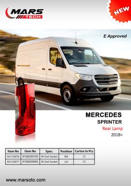 Mercedes Sprinter 2018 Rear Lamp