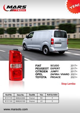 Peugeot-Citroen Expert Jumpy 2016 Stop Lamba-2 Peugeot-Citroen Expert Jumpy 2016 Stop Lamba-2