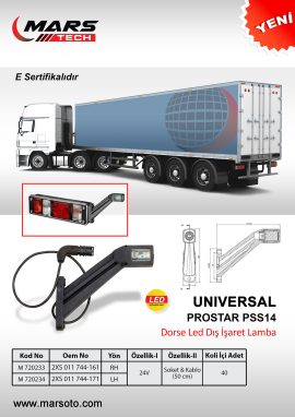 Prostar PSS 14 Dorse Led Dış İşaret Lamba son Prostar PSS 14 Dorse Led Dış İşaret Lamba son